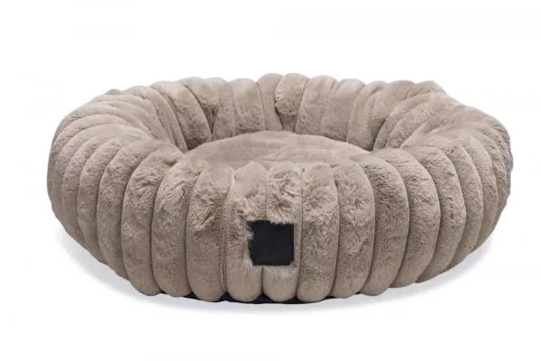 Katzenbett Reza - beige - rund - 50 x 50 x 15 cm